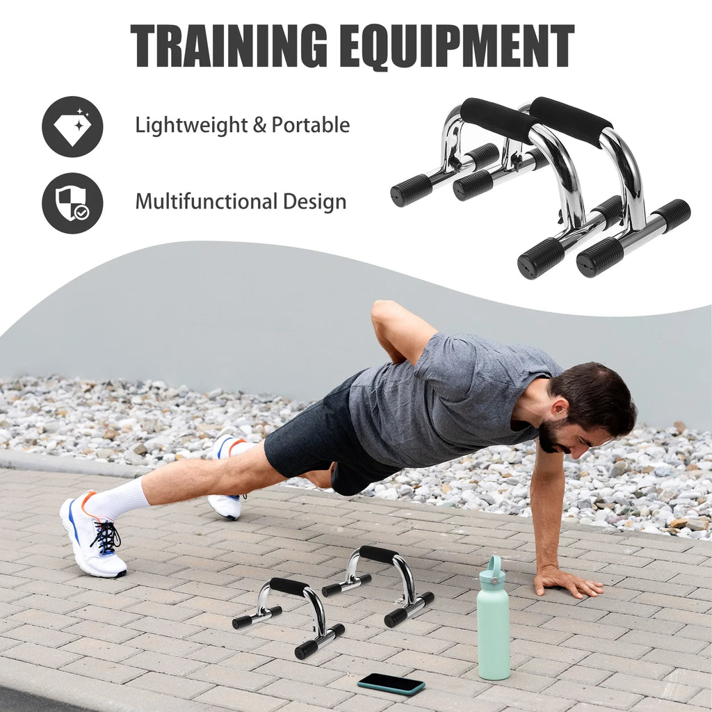 2Pcs Push up Bars Strength Training Workout Stands with Ergonomic Push-Up Bracket Board with Non-Slip Sturdy Structure Portable for Home Fitness Training
